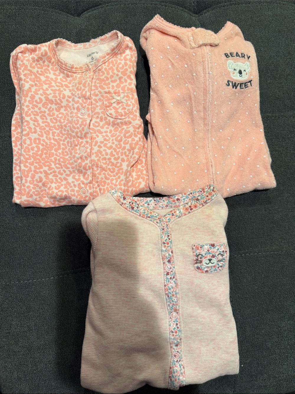 Pink Baby Pajama Set - 3